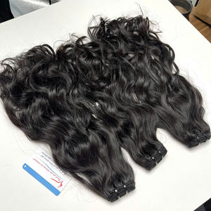 Trama de cabello vietnamita crudo, cutícula alineada, precio de fábrica cortado de 100% cabello real sin procesar - Product Image 1