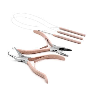 Alicates para extensiones de cabello con logotipo personalizado de alta calidad, ahora disponibles, nuevo estilo, acero inoxidable alto, precio al por mayor, fabricante - Product Image 1