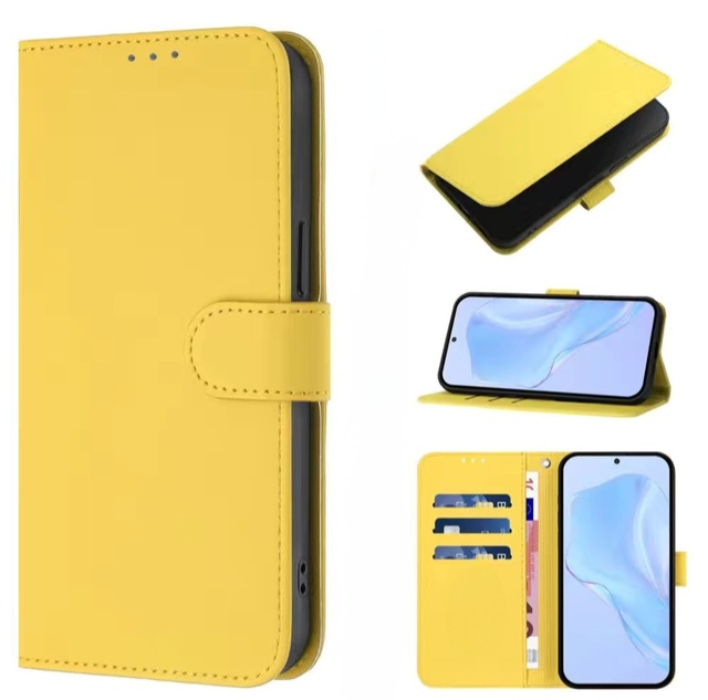 Fashion Flip Wallet Case Magnetic Flip Cover PU+TPU Shockproof Luxury Design Screen Protector Card Slots A15/A16/S25 24 Good