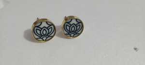 Pomo de resina hecho a mano de lujo con acento de latón para armarios de cocina, cajones, armarios y herrajes para muebles de madera - Product Image 4