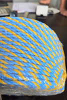 Corde tressée en polypropylène haute résistance, 2 couleurs, 3 brins, 6 mm, 400 mètres, torsadée PP Telstra pour l'Australie, Parramatta
