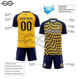 Camiseta de fútbol personalizada original al por mayor, camiseta de fútbol por sublimación transpirable, camiseta de fútbol hecha - Product Image 4