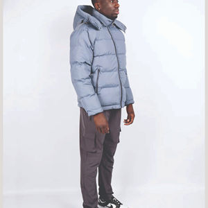 Vente en gros de manteaux de créateurs de mode pour hommes veste en duvet à bulles personnalisée - Product Image 4