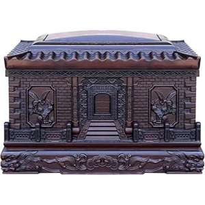 Urnes en bois de qualité exportée finition polie décor à la maison décor en bois de crémation solide pour le stockage des cendres humaines d'Inde - Product Image 1