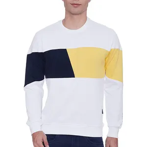 Wholesale Custom Logo Men's Sweatshirts Mens Embroidery Sweatshirts High Quality Men Sweatshirt