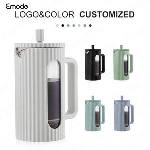 Cafetière à piston en verre de 1000 ml avec logo personnalisé - Product Image 2