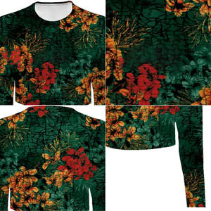 Haut de compression sportif personnalisé à manches longues pour femme, lavé, écologique, séchage rapide, coupe régulière, pour le yoga et le fitness, taille plus - Product Image 4