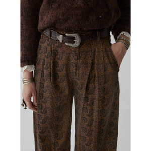 Pantalon large Pepe - Taille haute style Black Pepper - Product Image 1