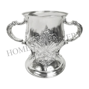 Copa de trofeo personalizada, única copa de trofeo de fútbol, tamaño personalizado, premios de fútbol dorados de lujo - Product Image 2