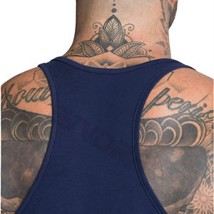 Vente en gros de maillots de corps personnalisés pour homme en coton blanc sans couture pour le fitness et la musculation avec string débardeurs pour la gym gilet pour hommes - Product Image 6