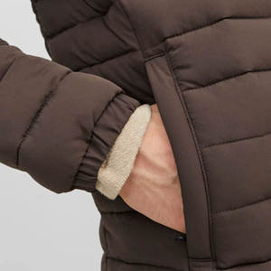 Veste matelassée en duvet sur mesure de la meilleure qualité pour hommes, manteau d'hiver brillant avec service OEM, style tendance promotionnel - Product Image 3