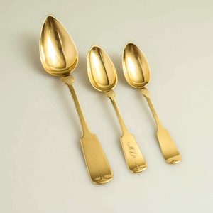 Stainless Steel Gold Plated <b>Cutlery</b> <b>Set</b> with <b>Black</b> Handle Design High Quality Flatware <b>Set</b> for Wedding Home - Product Image 6