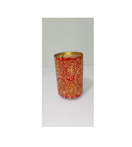 Portavelas Votivo de Metal Cortado con Láser de Lujo, Dorado y Blanco, Decorativo, Hueco, para Centros de Mesa de Boda y Decoración del Hogar - Product Image 5