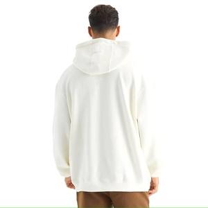 Oem Service Provide Customized logo Polyester/Cotton <b>Fleece</b> Blank Regular Fit <b>Lined</b> Stand Collar Winter Streetwear <b>Hoodie</b> - Product Image 2