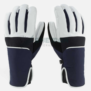 Guantes de esquí con aislamiento duradero para hombre, guantes de nieve impermeables con muñequeras ajustables, palmas antideslizantes y forro polar cálido - Product Image 1