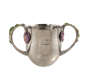 Taza de lavado de acero inoxidable personalizada, regalo de Judaica, ceremonia de lavado a mano, taza de lavado de diseño dorado de latón - Product Image 3