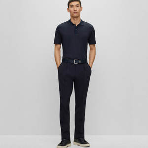 Venta caliente de alta calidad suave ligero transpirable Material diseño personalizado hombres Casual para Polo camisa de talla grande - Product Image 6