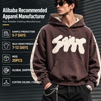 Sweat-shirt à capuche surdimensionné en molleton 100% coton, personnalisable, impression DTG OEM, couleur, taille et motif personnalisés
