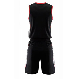 Men's Adult Sleeveless <b>Basketball</b> Uniform Sets 3D Pattern Quick Dry Anti-Bacterial Custom Team Name Logo Winter Sportswear 100% - Product Image 3