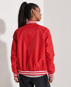 New Winter Collection Breathable Waterproof Windproof Plain Solid Varsity Jackets Street Fashion Women Clothing <b>Covered</b> <b>Button</b> - Product Image 2