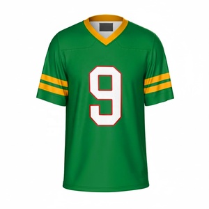 Camiseta de Fútbol Americano Unisex de Manga Corta, Talla Grande, Personalizable, Transpirable, con Características Antibacterianas y de Secado Rápido, 2026 - Product Image 1