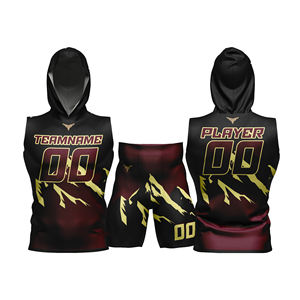 Ensemble de maillot de football personnalisé pour adultes 7 contre 7, maillot et short, tissu respirant et anti-transpiration - Product Image 4