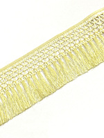 Bordure en dentelle brodée de 3 pouces en polyester et coton avec pompons, couleur personnalisable, pour rideaux décoratifs, robes de danse latine, vêtements et articles pour la maison