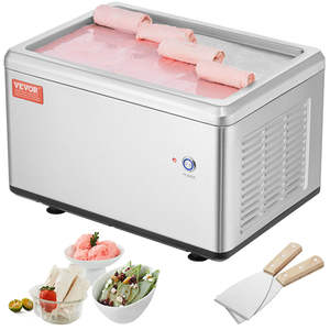 Máquina de helados enrollados fácil de usar para rollos de helado fresco con enfriamiento rápido y textura suave para helados comerciales - Product Image 1