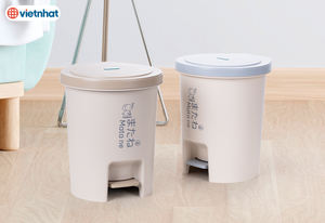 Offres Spéciales 2025 Hokori Poubelle ronde à pédale 6L pour les maisons Restaurants Hôtels Poubelle à pédale Fabricant de canettes en plastique - Product Image 6