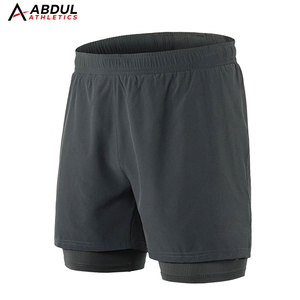 Pantalones Cortos Deportivos para Hombre, Tejido Elástico, para Gimnasio, Correr y Ejercicio al Aire Libre - Product Image 1