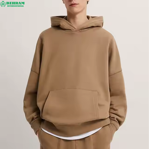 เสื้อฮู้ดแบบสวม Unisex สไตล์ลำลองแนวสตรีท ผ้าฟลีซหนา 500GSM ทรงปกติสำหรับฤดูใบไม้ร่วง ตกแต่งด้วยเทคนิคการปักแบบฝรั่งเศส - Product Image 1