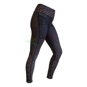 Custom Sublimation Printing Horse Riding Tights Quick Dry <b>Equestrian</b> Leggings with Silicone Full Seat Sports Breeches - Product Image 3