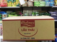 Sauce Hotpot Thaïlandaise Cholime-x en Gros pour l'Exportation, Vietnam, Bouteille PET 280g, Certifiée HACCP ISO, Naturelle, Douce et Piquante, Pour la Cuisine, Sans…