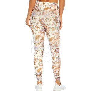 Leggings décontractés d'été pour femmes les plus populaires en 2025, sublimation, antibactériens, respirants, en coton/fibre de bambou, vêtements de sport actifs - Product Image 3