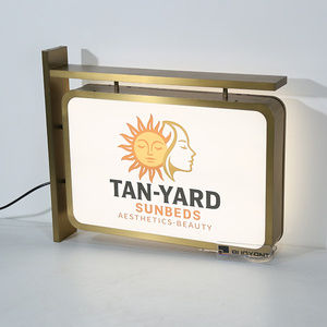 Custom Metal Frame Double-Sided <b>LED</b> <b>Light</b> <b>Box</b> Sign Advertising Display for Shop Salon Restaurant Outdoor - Product Image 2