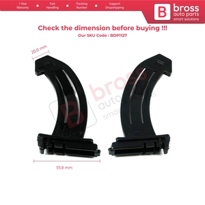 BDP1127 Holding <b>Bracket</b> Glove Box Mount Frame <b>Black</b> 5114275 for Astra G Zafira A - Product Image 6