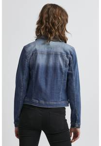 Veste en jean OEM pour femmes Bleu Denim au design unique Poches de poitrine et fermeture à boutons Conçu pour les femmes en toutes saisons Confort - Product Image 2