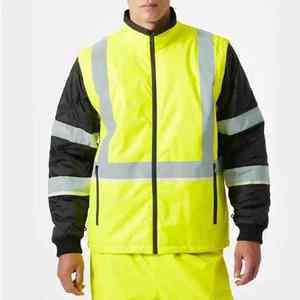 Chaqueta de seguridad de trabajo de alta visibilidad transpirable de alta calidad hecha a medida para uso en exteriores chaqueta de seguridad 2025 de alta calidad al por mayor - Product Image 3