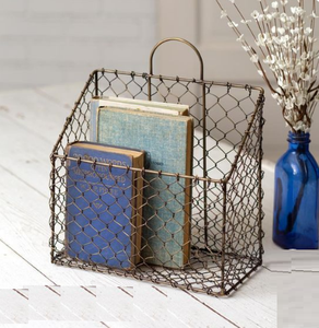 Tableware Kitchenware <b>Storage</b> <b>Baskets</b> <b>Wire</b> Design Iron Metal <b>Storage</b> Farmhouse <b>Wire</b> <b>Basket</b> Metal Iron <b>Wire</b> <b>Basket</b> - Product Image 1