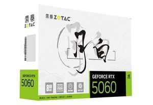 Z O T A C GE FORCE R T X 5060 8GB MOON WHITE OC Gaming GPU GDDR7 Fan Cooler M X M Condition para Gaming Desktop - Product Image 3