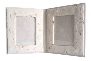 2025 nouvelle vente en gros vente chaude Style moderne personnalisé belle 100% chanvre jardin papier herbe fleur pétales cadre Photo - Product Image 3