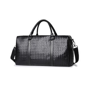 Bolsa de viaje de cuero genuino PU con logotipo personalizado para hombre - Product Image 4