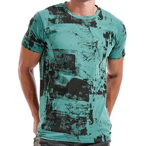 T-shirts pour hommes en coton 100% personnalisés, nouveau design, t-shirt respirant pour hommes, t-shirt décontracté de couleur unie surdimensionné à vendre - Product Image 6