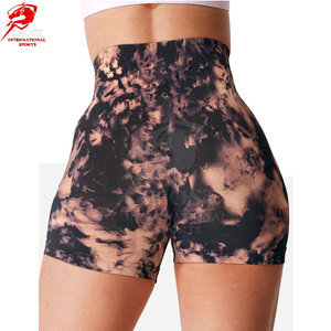 Seamless Biker Yoga Shorts For Women High Waist <b>Tummy</b> <b>Control</b> Gym Fitness Shorts Soft Stretch Comfortable Fit - Product Image 3