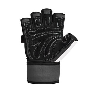 Gants d'haltérophilie avec logo personnalisé professionnel pour hommes Gants de fitness en cuir fabriqués en usine avec un nouveau design - Product Image 2