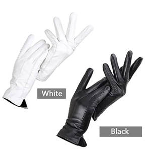 Gants de conduite d'hiver en cuir sur mesure de haute qualité avec logo personnalisé, imperméables, antidérapants et à doigts complets pour les conducteurs - Product Image 6