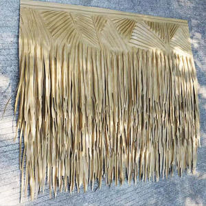 Techo de Paja Sintética Impermeable <span class=keywords><strong>Palma</strong></span> Sintetia, Solución de Techo de Paja Artificial para Casas, Pueblo, Black Blender - Product Image 4