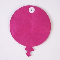 Guirlande de fête en papier coloré, décoration d'anniversaire, bannière suspendue, guirlande en papier en forme de cœur, de fleur et de cercle pour fête d'enfants