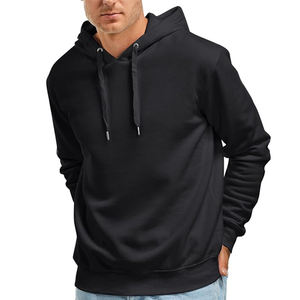Sudaderas con Capucha para Hombre, de Manga Larga, Cuello con Capucha, Diseño Sólido, para Invierno, Hechas de Poliéster/Algodón - Product Image 1