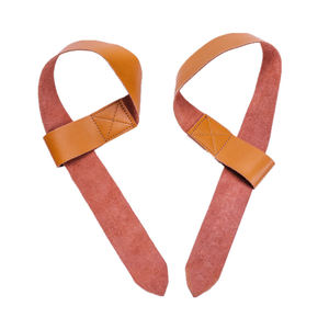 Correas de elevación de cuero de seguridad para fitness personalizadas, soporte de muñeca para culturismo, protección de manos a precio adecuado - Product Image 3